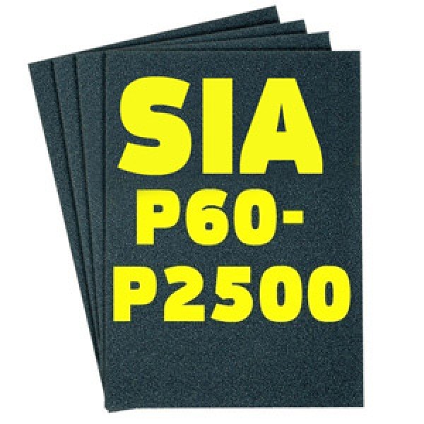 SIA Шкурка для мокрой шлифовки (Р60-Р2500) (упаковка 50шт), зерно р280