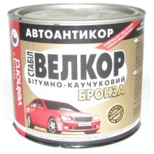 Velvana Мастика битумная каучуковая БРОНЗА 1,8кг