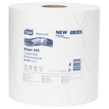 Tork Advansed папір для протирання 2-х кульовий супер м'який, білий рулон 170м 34*23,5см