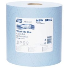 Tork Advansed 440 папір для протирання блакитний 3-х шаровий 119м 34*23,5