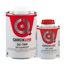 QUICKLINE ЛАК 7600 SR прозрачный лак SR 1л.+ отвердитель HS стандартный 0,5л