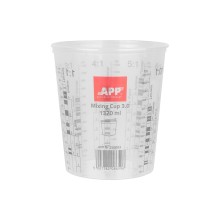 APP Мірна склянка для змішування фарб З КРИШКОЮ Mixing Cup Pro 1400/1100мл