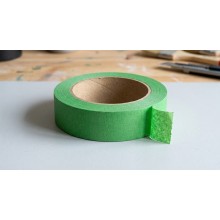 Малярна стрічка зелена 36мм*50м E1-120 / 3500 GREEN (аналог 3М) 