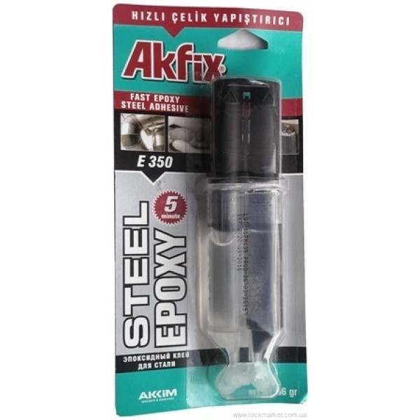 Akfix (Е350) Клей 2К Для стали