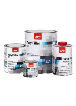 APP 2K-HS Acrylfiller 4:1  1л+0,25л отв.-цвет серый (наполняющий, работает мокрый по мокрому)
