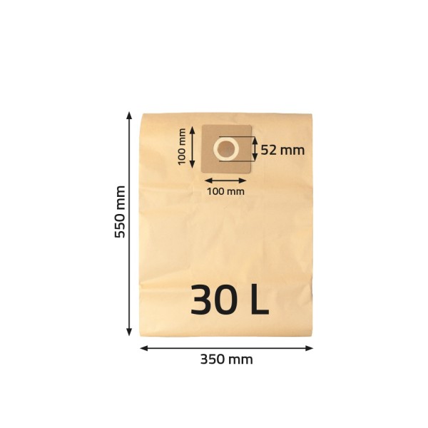 APP NTools Мішок фільтрувальний паперовий коричневий VC 30Eco 30л