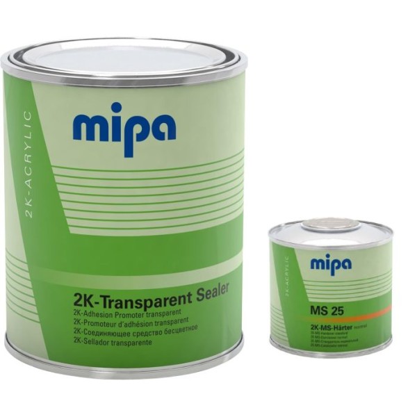 Mipa Грунт-наполнитель  Sealer 2K прозрачный 1л + отвердитель  MS25 0,5л