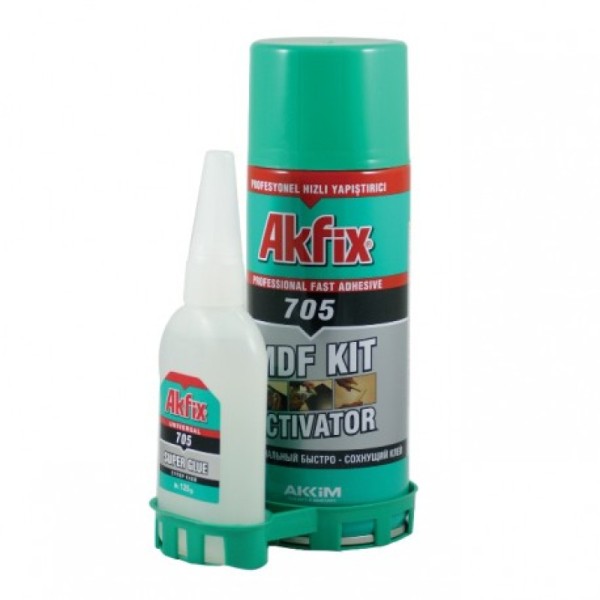 Akfix (705) Клей 50гр + активатор 200гр.