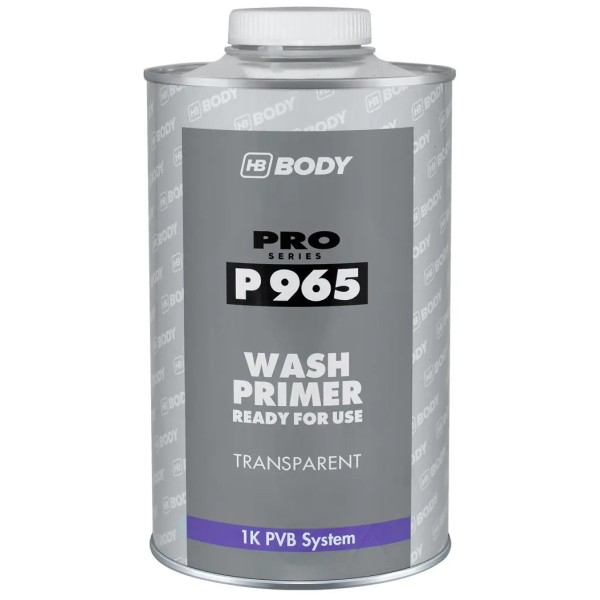 BODY 965 WASH PRIMER грунт кислотный 1К прозрачный 1л 