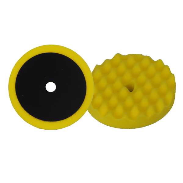 APP Круг полир. профилированный универсальный желтый на липучке, 180мм h2,5см