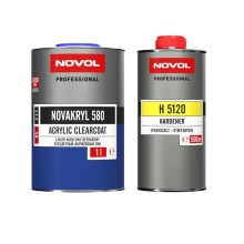 Novol  Бесцветный лак 580 2+1 НS  1L+ От-ль Н 5120 стандартный 0.5L