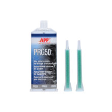 APP Клей – двокомпонентний поліуретановий для пластику-чорний 50мл "PRG 50"