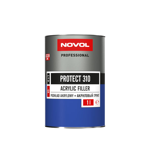 Novol  Грунт акр. 4+1 PROTECT310 1л черный (без отвердителя)