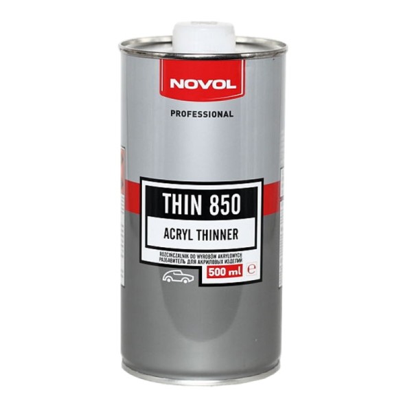 Повільний акриловий розчинник Novol Thin 850 0,5л.