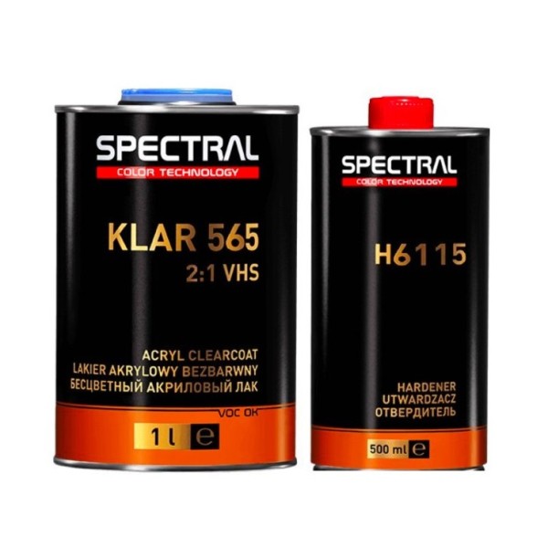 Novol  SPECTRAL  Бесцветный лак VHS KLAR 565  2+1  1л.+0,5л. отв.-ль H 6115  
