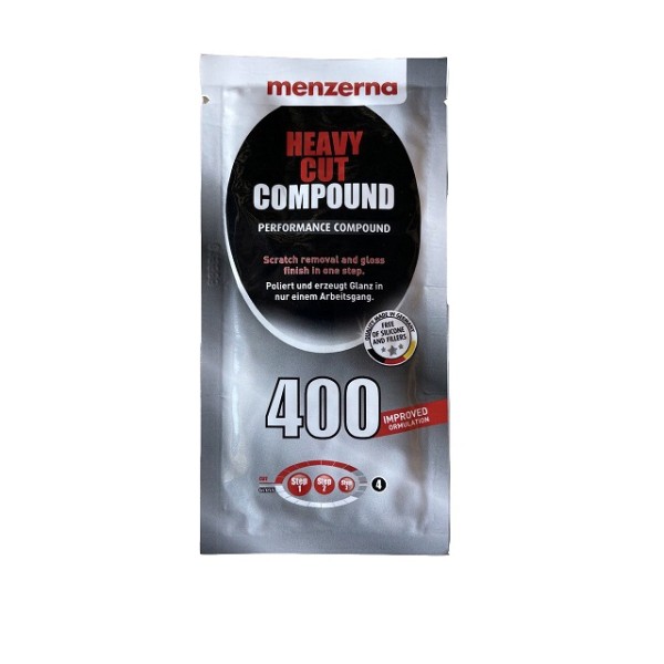 Полировальная паста Menzerna Heavy Cut Compound 400 в промо-упаковке (20 мл)